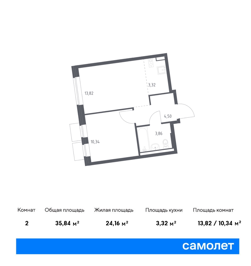 Купить 1-комнатную квартиру