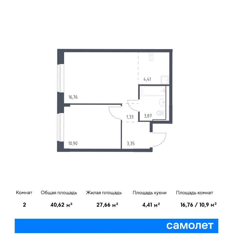 Купить 1-комнатную квартиру