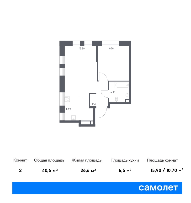 Купить 1-комнатную квартиру