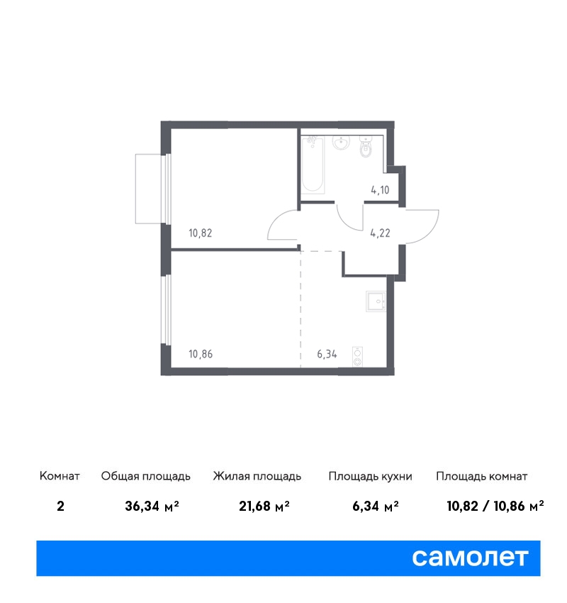 Купить 1-комнатную квартиру