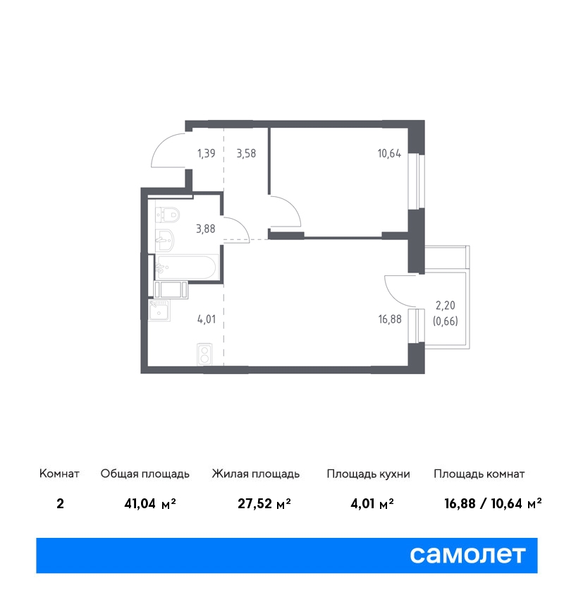 Купить 1-комнатную квартиру