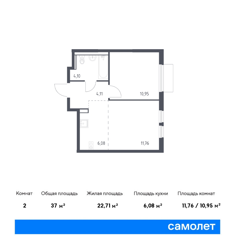 Купить 1-комнатную квартиру