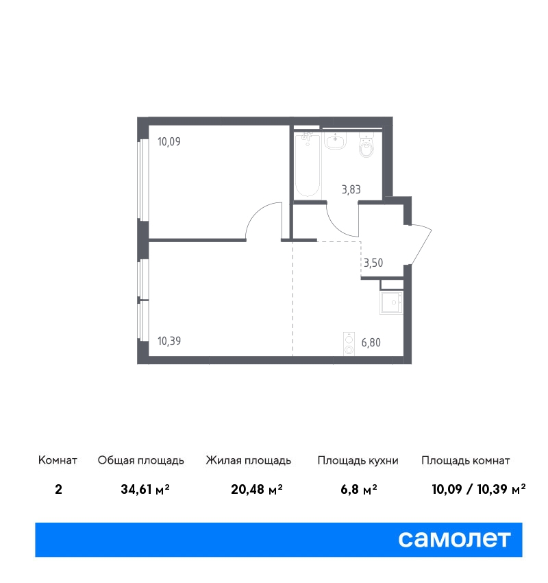 Купить 1-комнатную квартиру