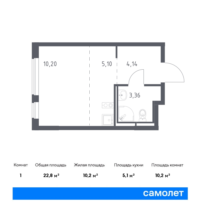 Купить 1-комнатную квартиру