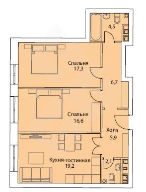 Купить 3-комнатную квартиру