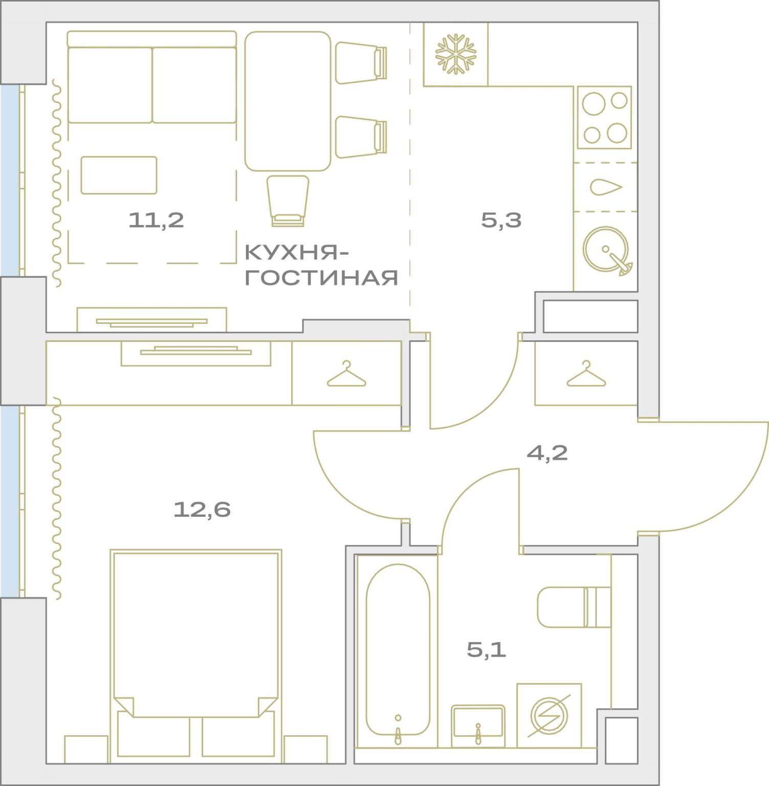 Купить 2-комнатную квартиру