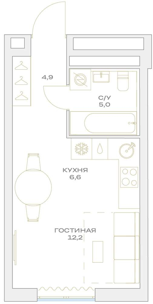 Купить 1-комнатную квартиру